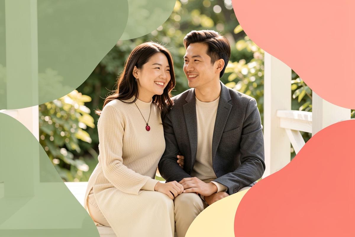 A modern married couple, cosy and happy together — LumiWed Journal