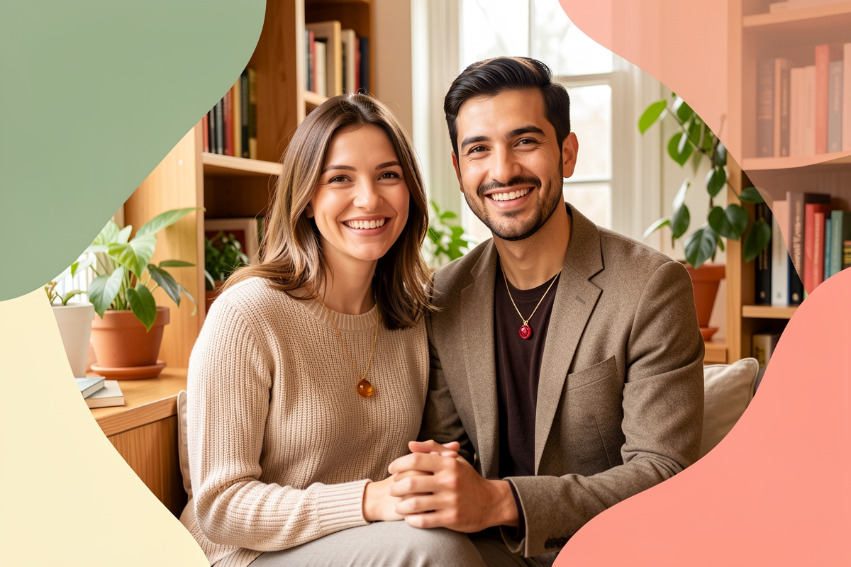 A modern married couple, cosy and happy together — LumiWed Journal