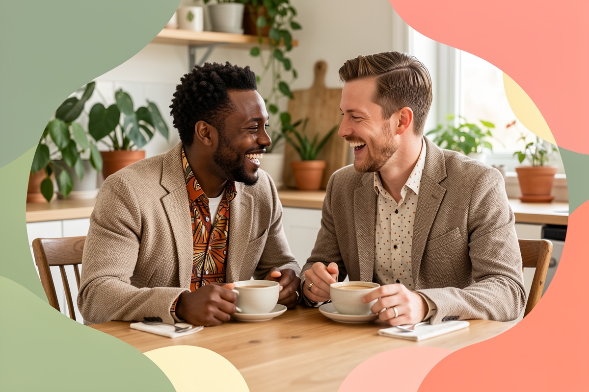 A modern married couple, cosy and happy together — LumiWed Journal