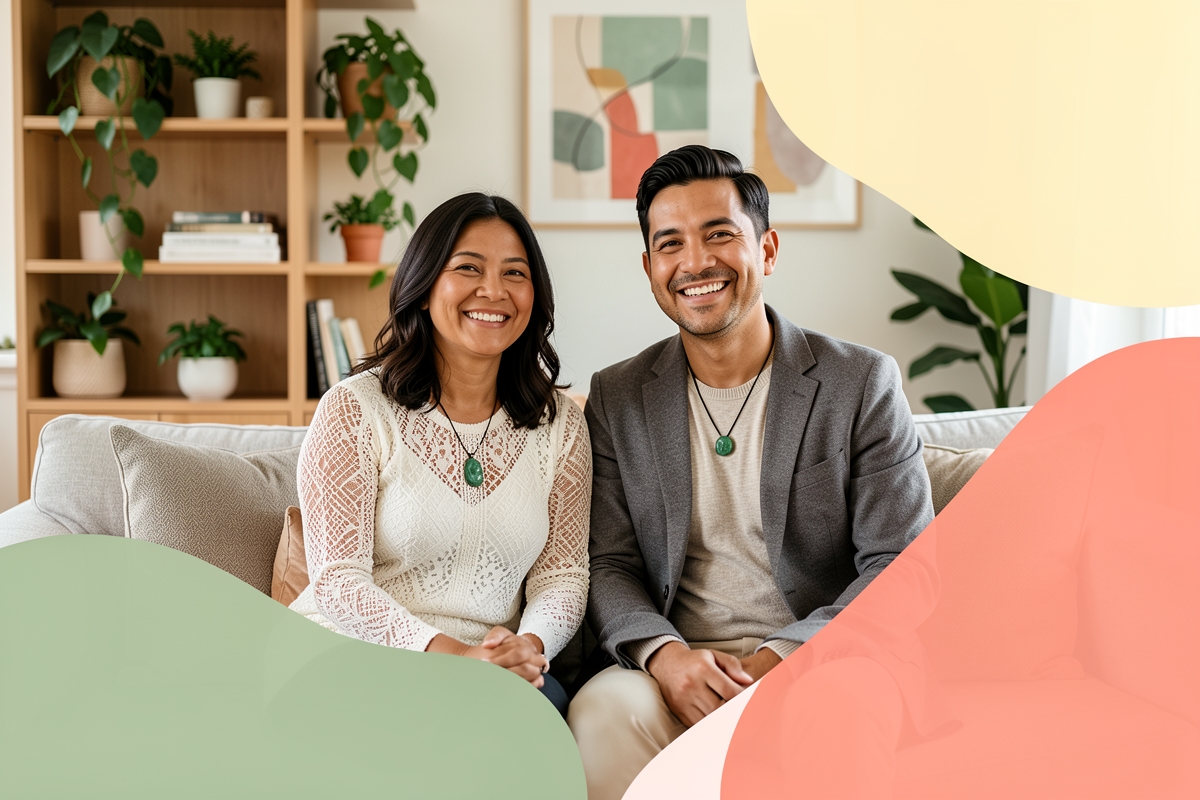 A modern married couple, cosy and happy together — LumiWed Journal