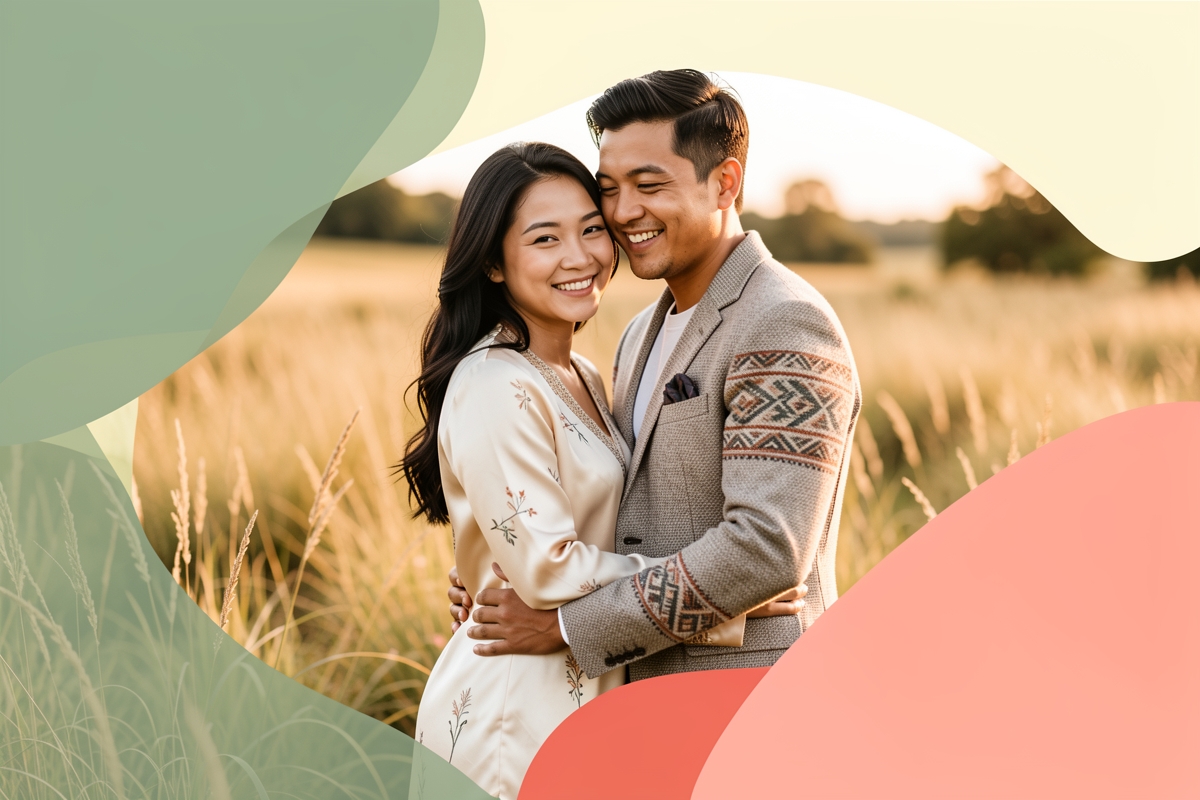 A modern married couple, cosy and happy together — LumiWed Journal