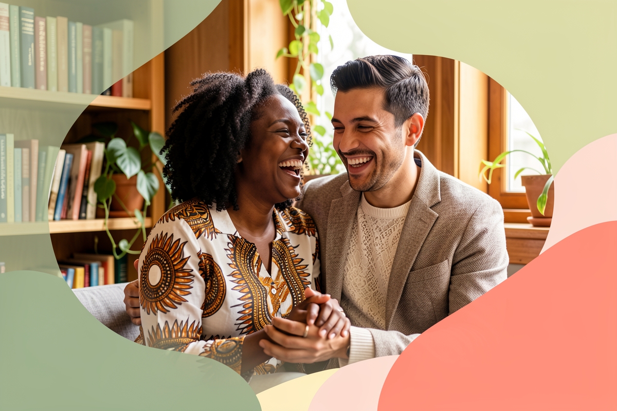 A modern married couple, cosy and happy together — LumiWed Journal
