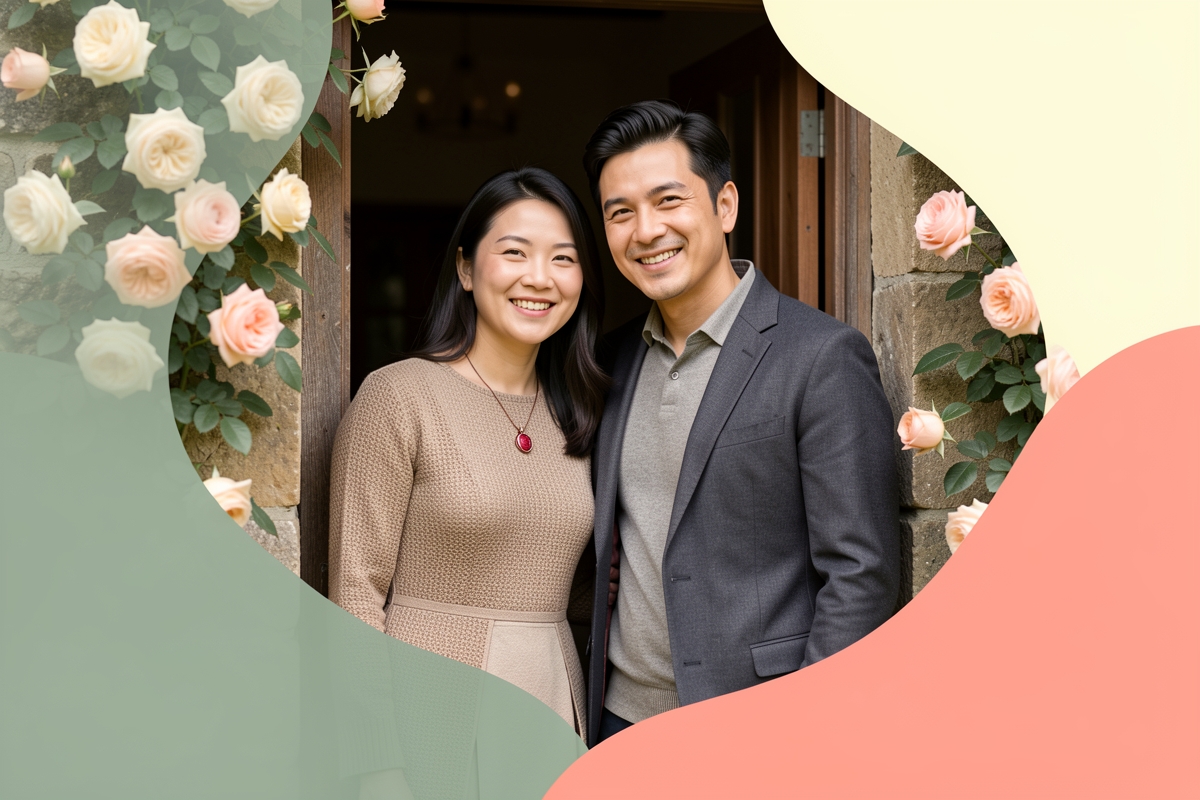A modern married couple, cosy and happy together — LumiWed Journal