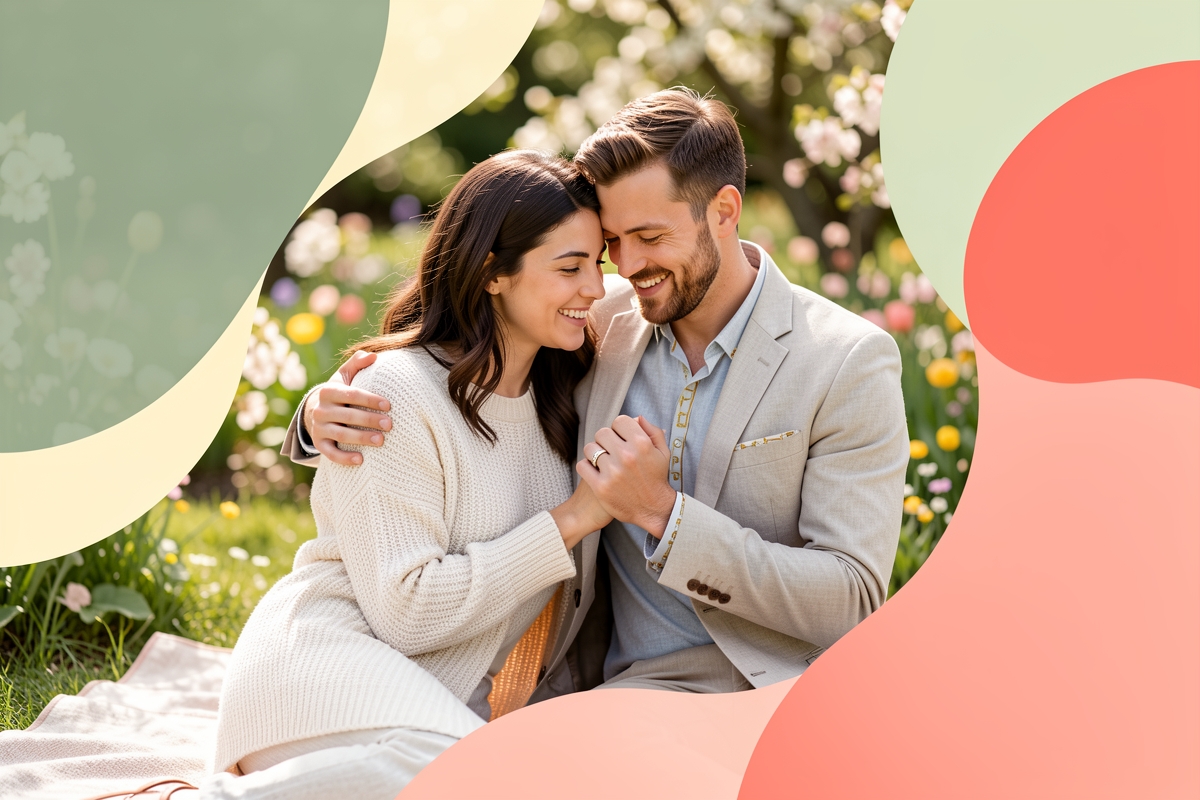 A modern married couple, cosy and happy together — LumiWed Journal