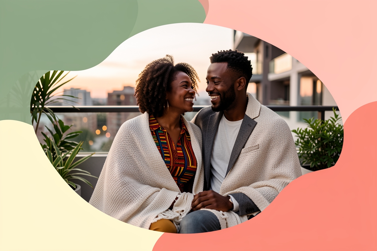 A modern married couple, cosy and happy together — LumiWed Journal