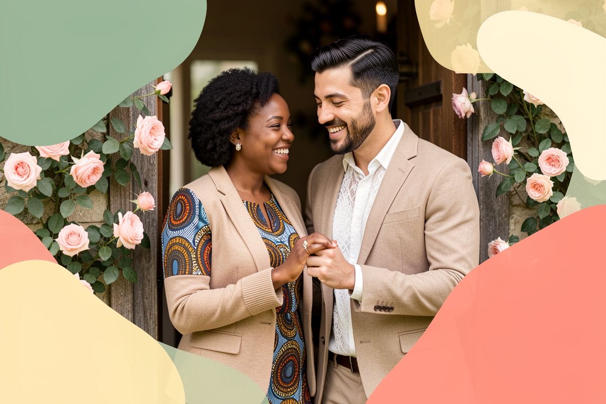 A modern married couple, cosy and happy together — LumiWed Journal