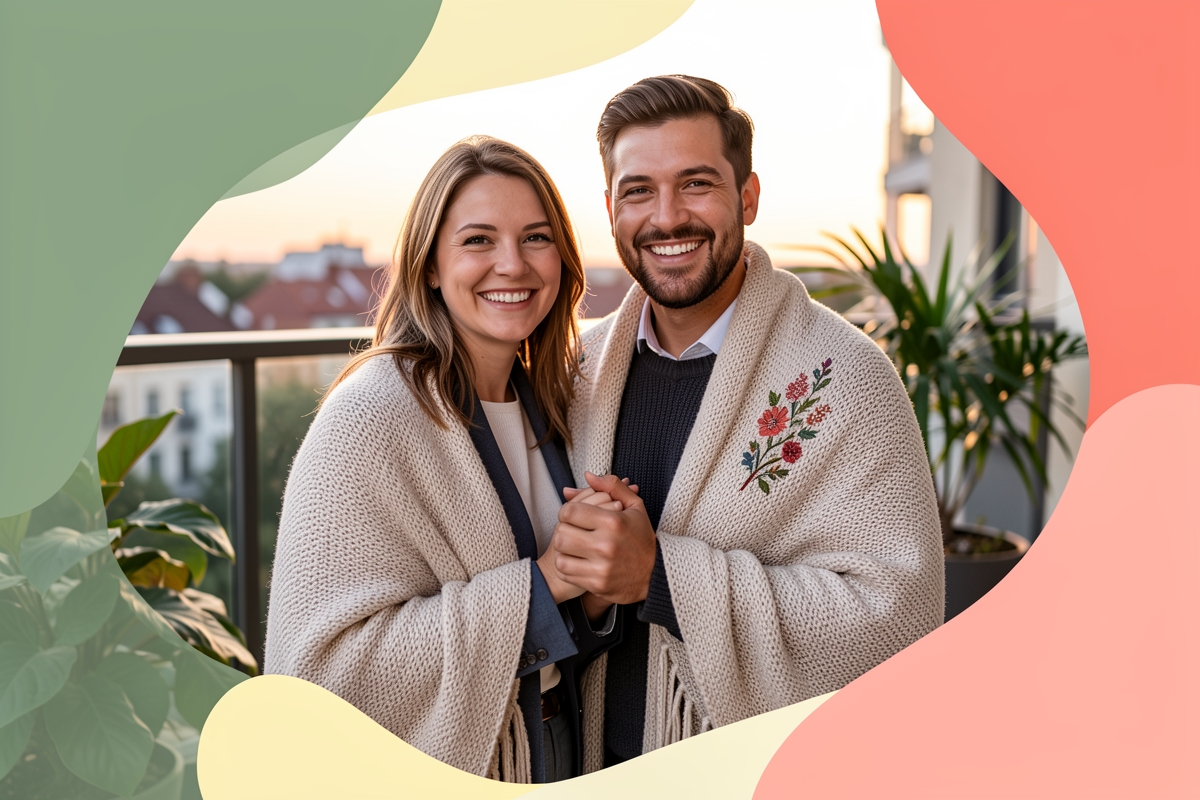 A modern married couple, cosy and happy together — LumiWed Journal
