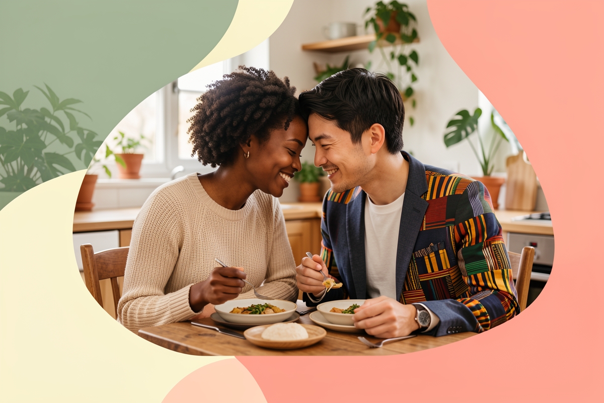 A modern married couple, cosy and happy together — LumiWed Journal