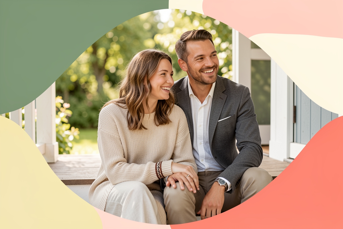 A modern married couple, cosy and happy together — LumiWed Journal