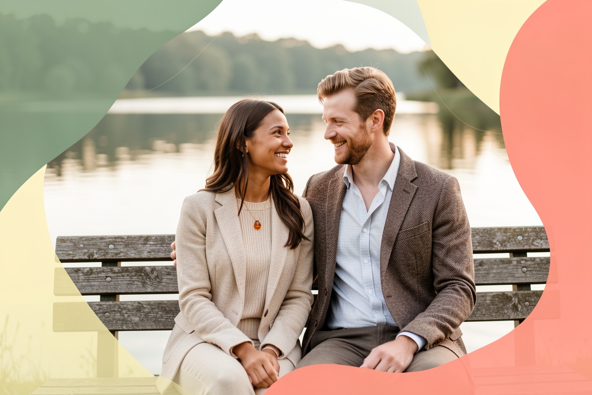 A modern married couple, cosy and happy together — LumiWed Journal