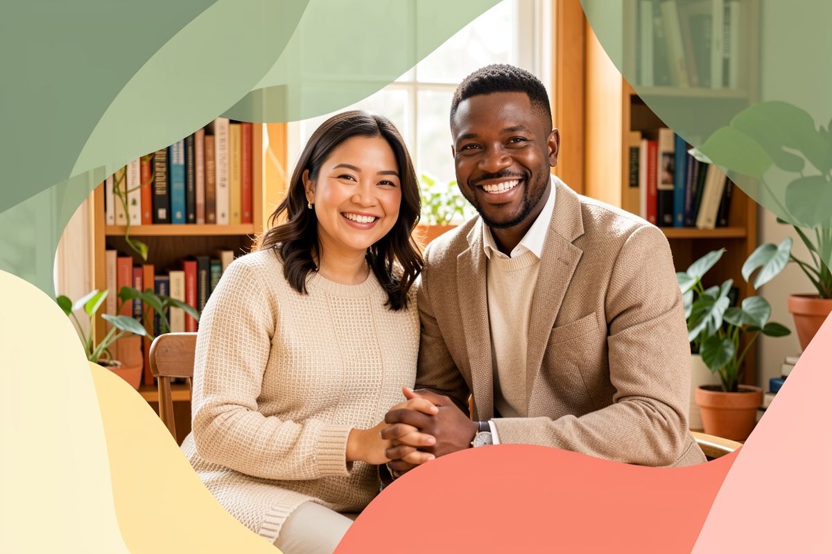 A modern married couple, cosy and happy together — LumiWed Journal