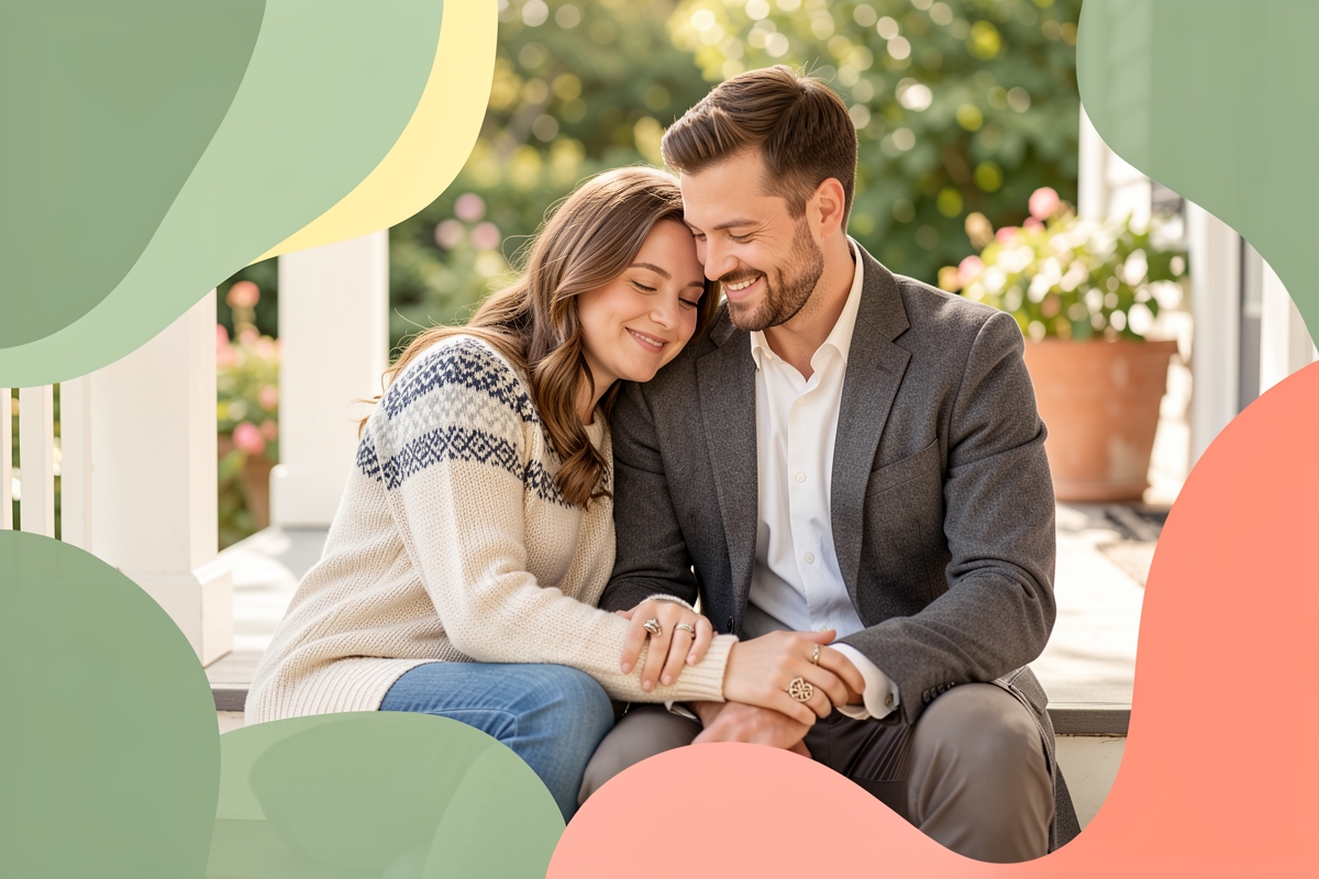 A modern married couple, cosy and happy together — LumiWed Journal