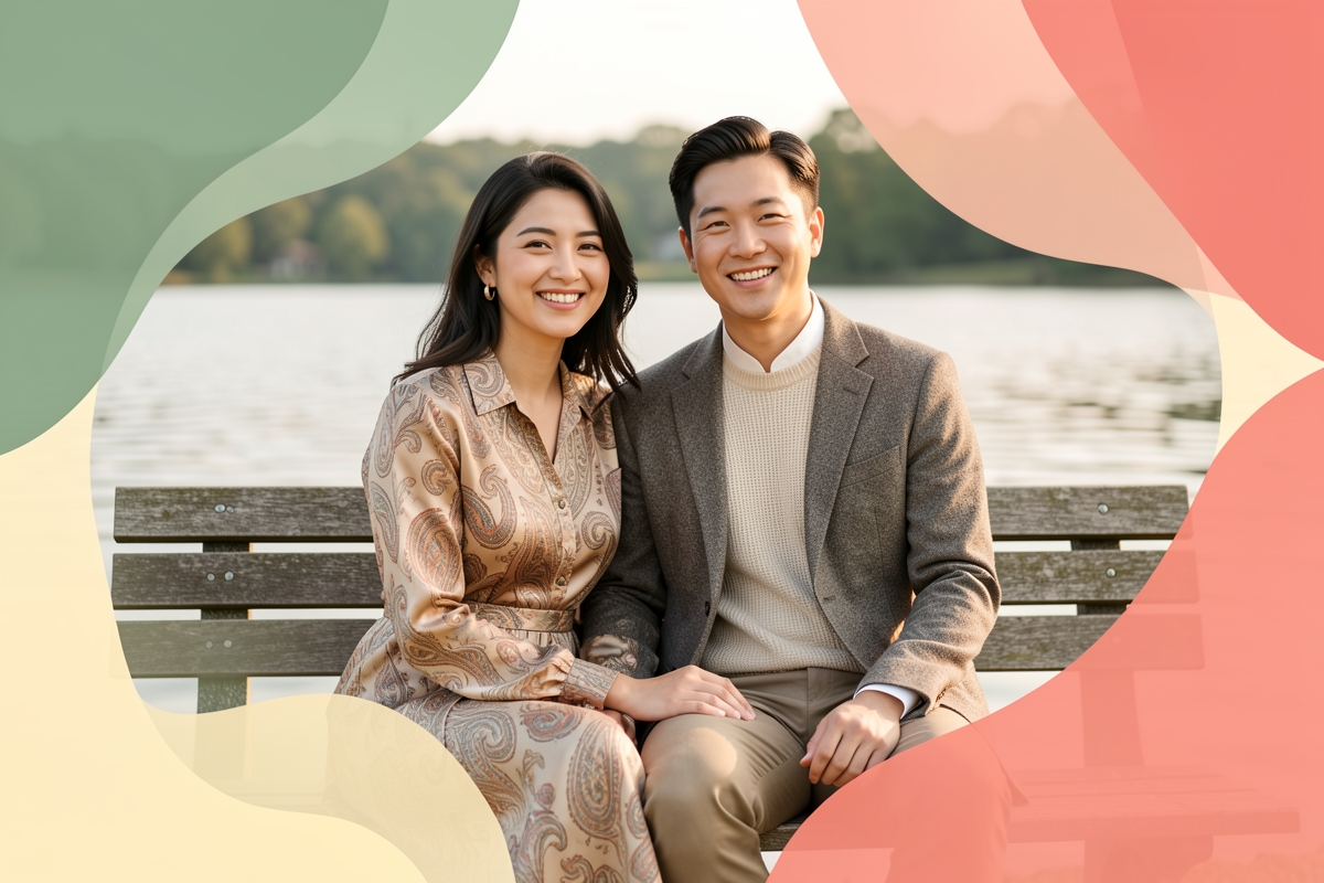 A modern married couple, cosy and happy together — LumiWed Journal