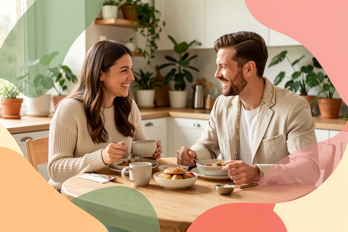 A modern married couple, cosy and happy together — LumiWed Journal