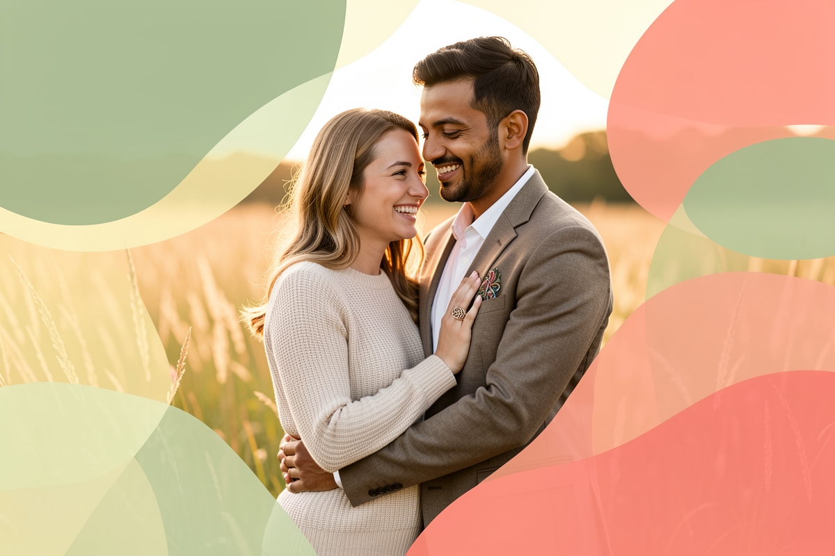 A modern married couple, cosy and happy together — LumiWed Journal