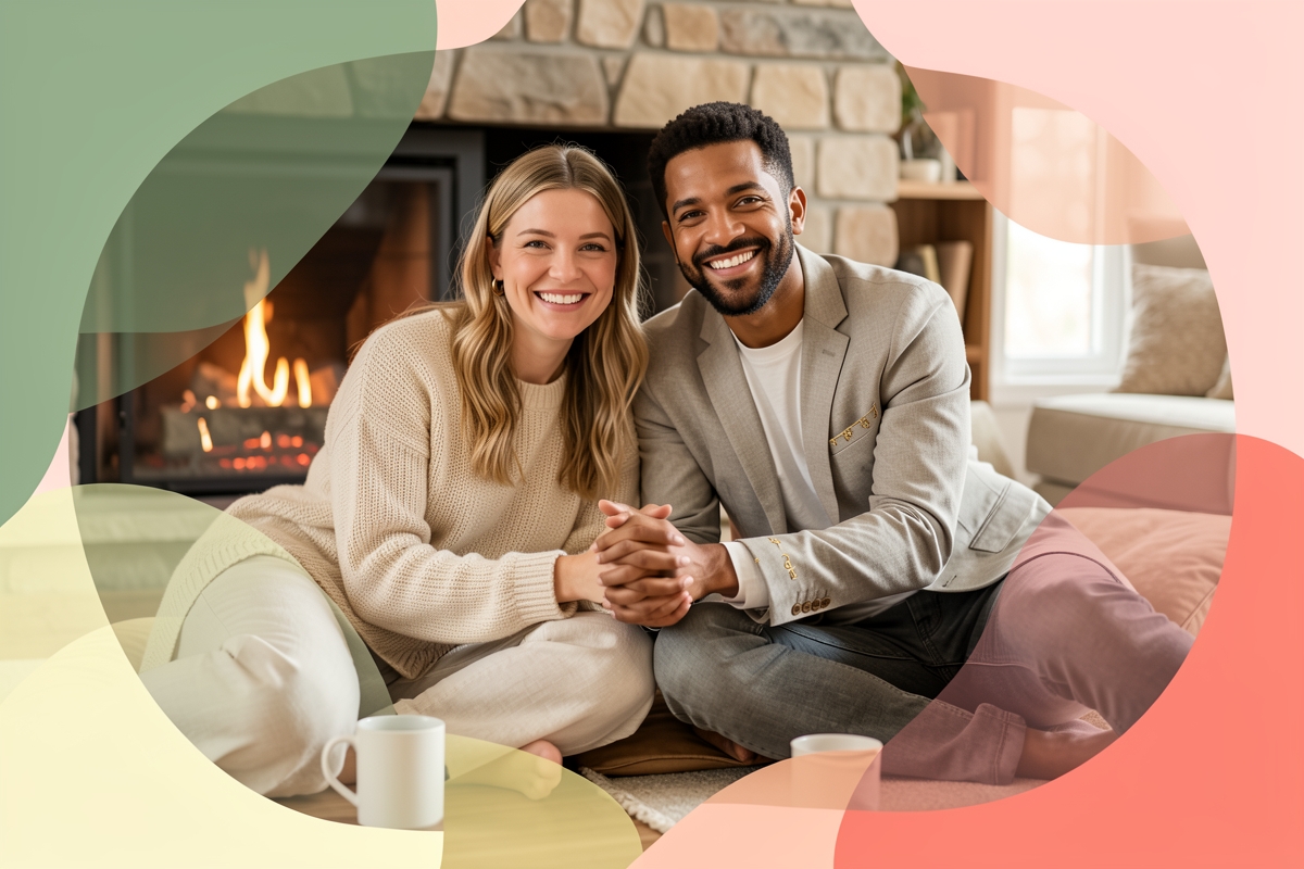 A modern married couple, cosy and happy together — LumiWed Journal